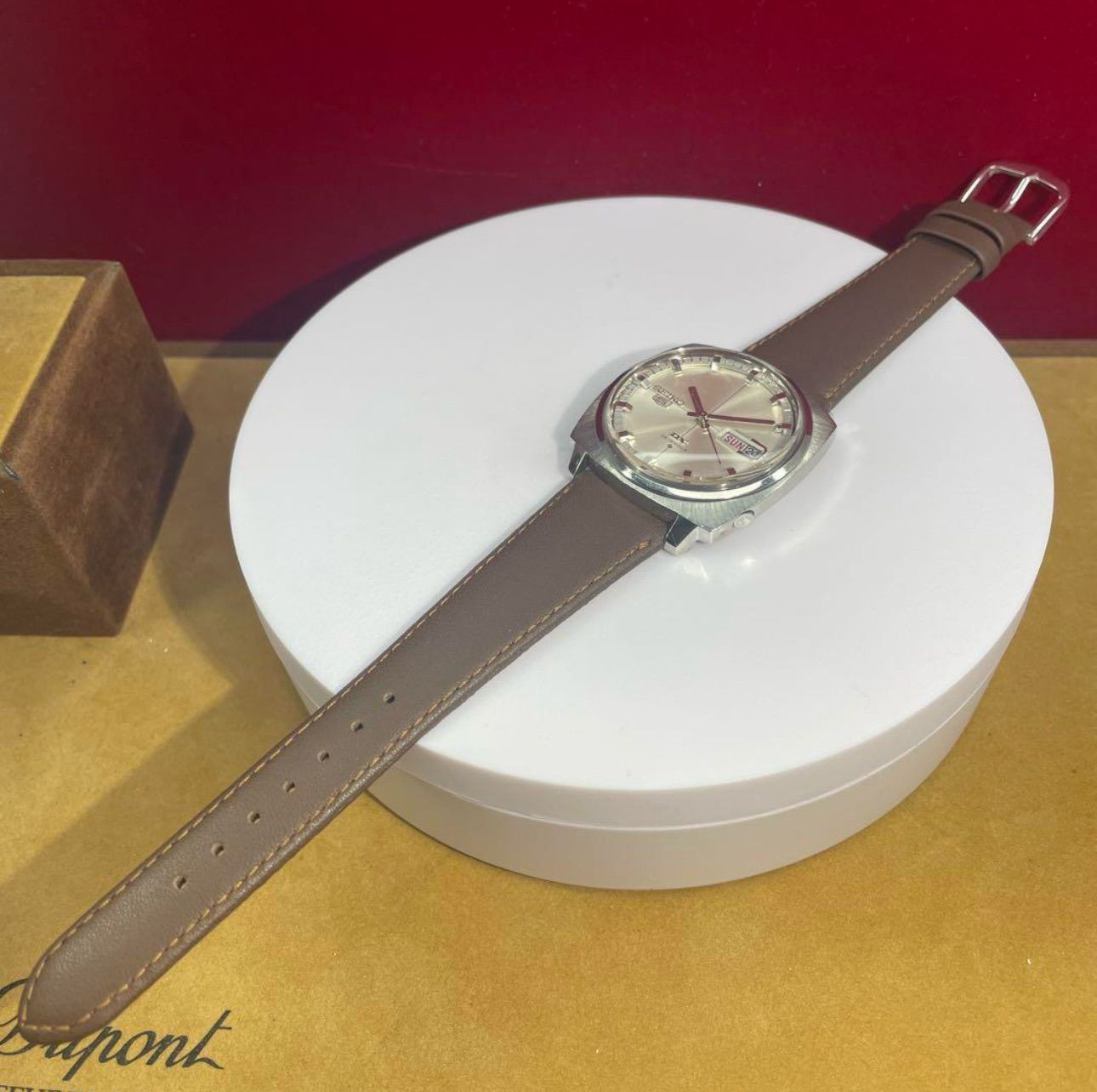 【OH済】60s SEIKO 5 デラックス 風防交換済 25石 自動巻 腕時計 OH済】60s SEIKO 5 デラックス 風防交換済 25石 自動巻 腕時計