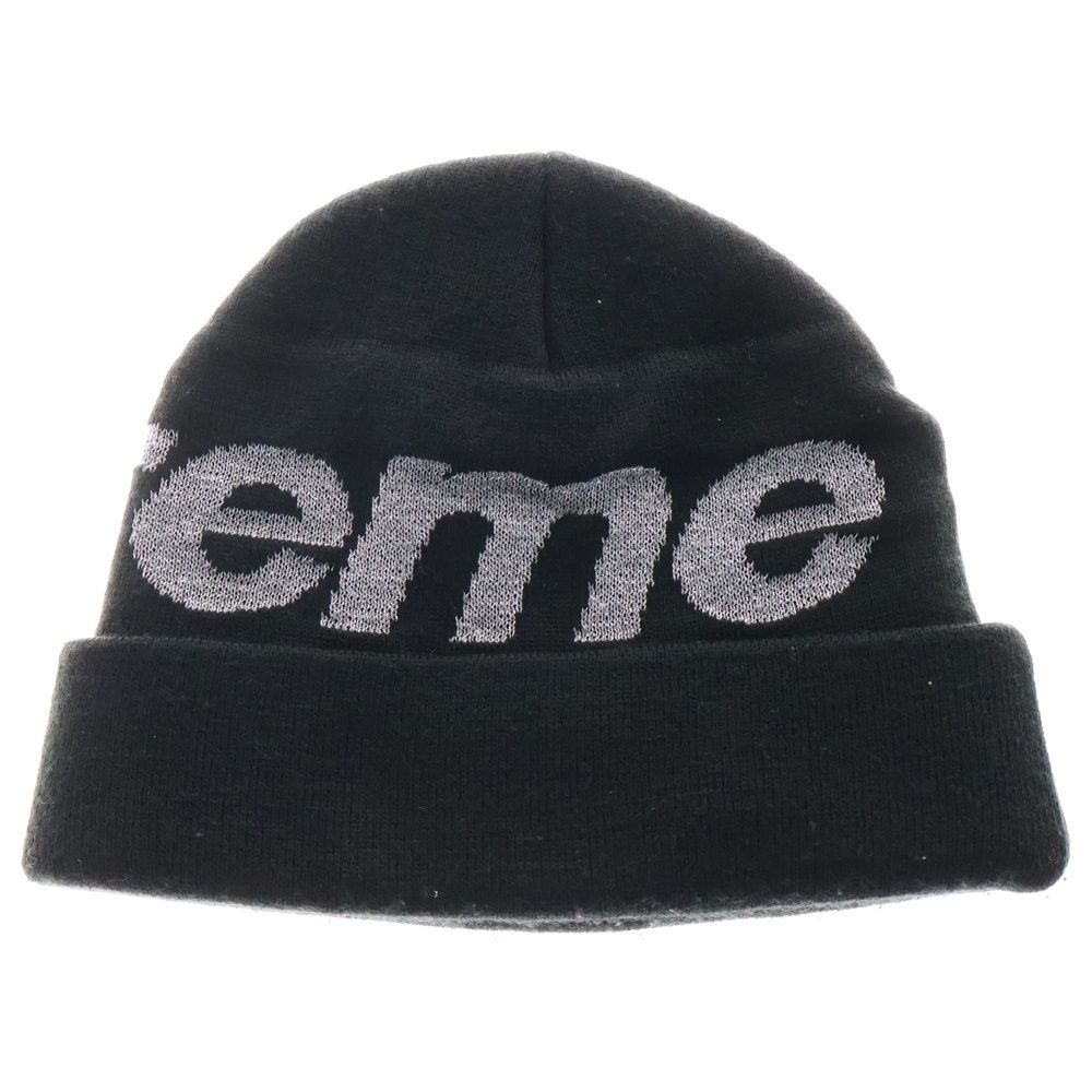 18AW Reflective Big Logo Beanieビッグロゴビーニー SUPREME (シュプリーム) 18AW Reflective Big Logo Beanie