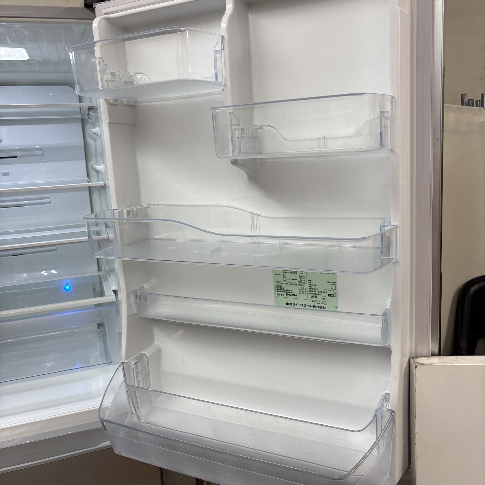 地域限定！配送無料＊東芝 411L 5ドア冷蔵庫 2020年製＊0925-4