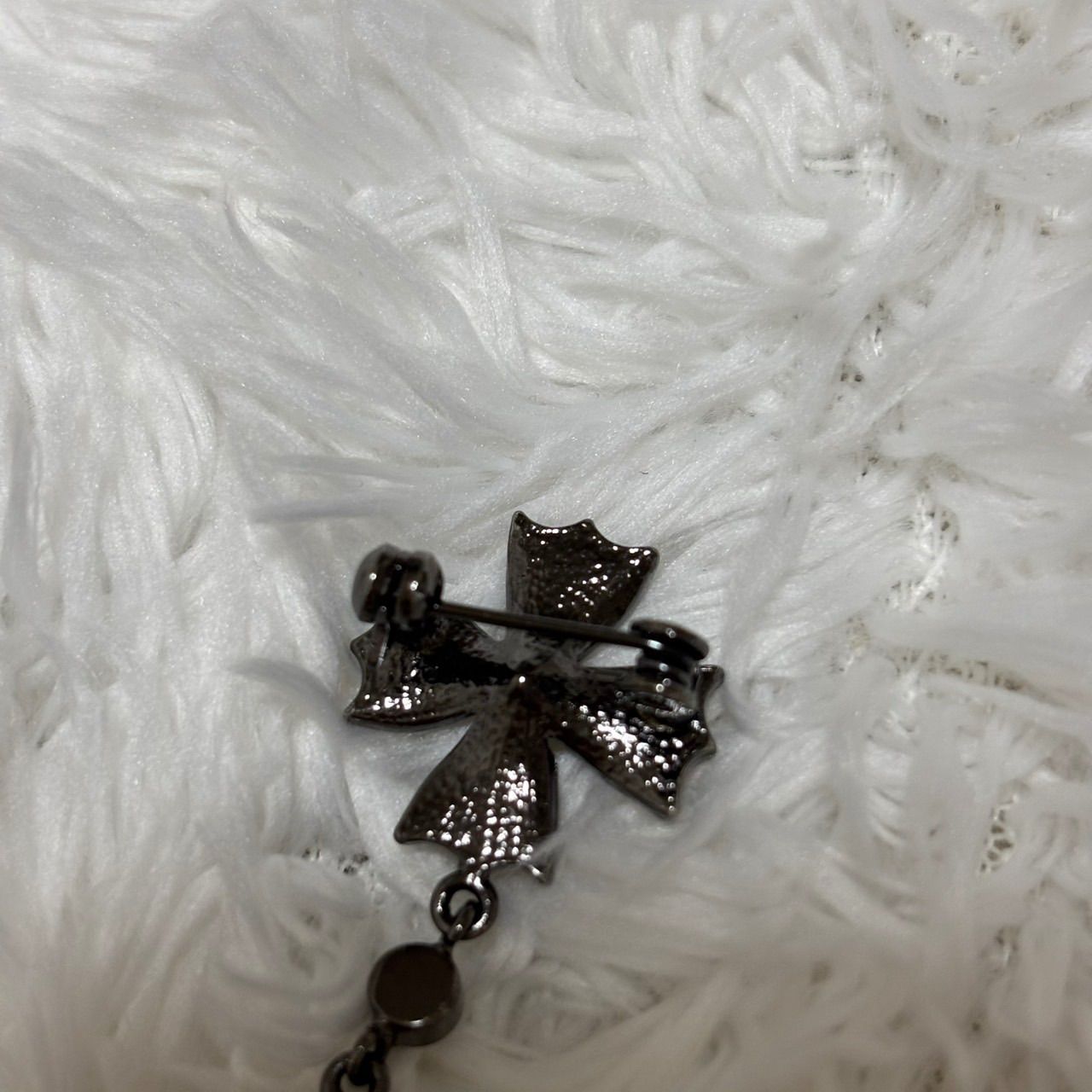 FOXEY フォクシー タッセル ラインストーン ブローチ FORTGASGNV_COM_BR