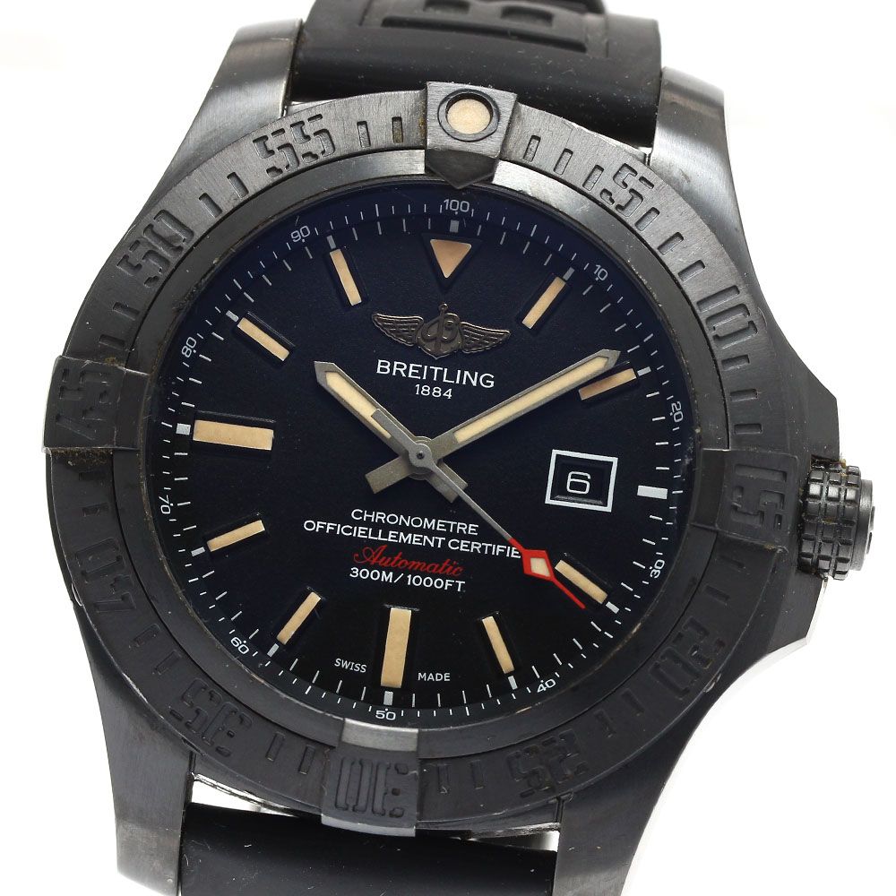 ブライトリング BREITLING V17310 アベンジャー ブラックバード デイト 自動巻き メンズ_891668