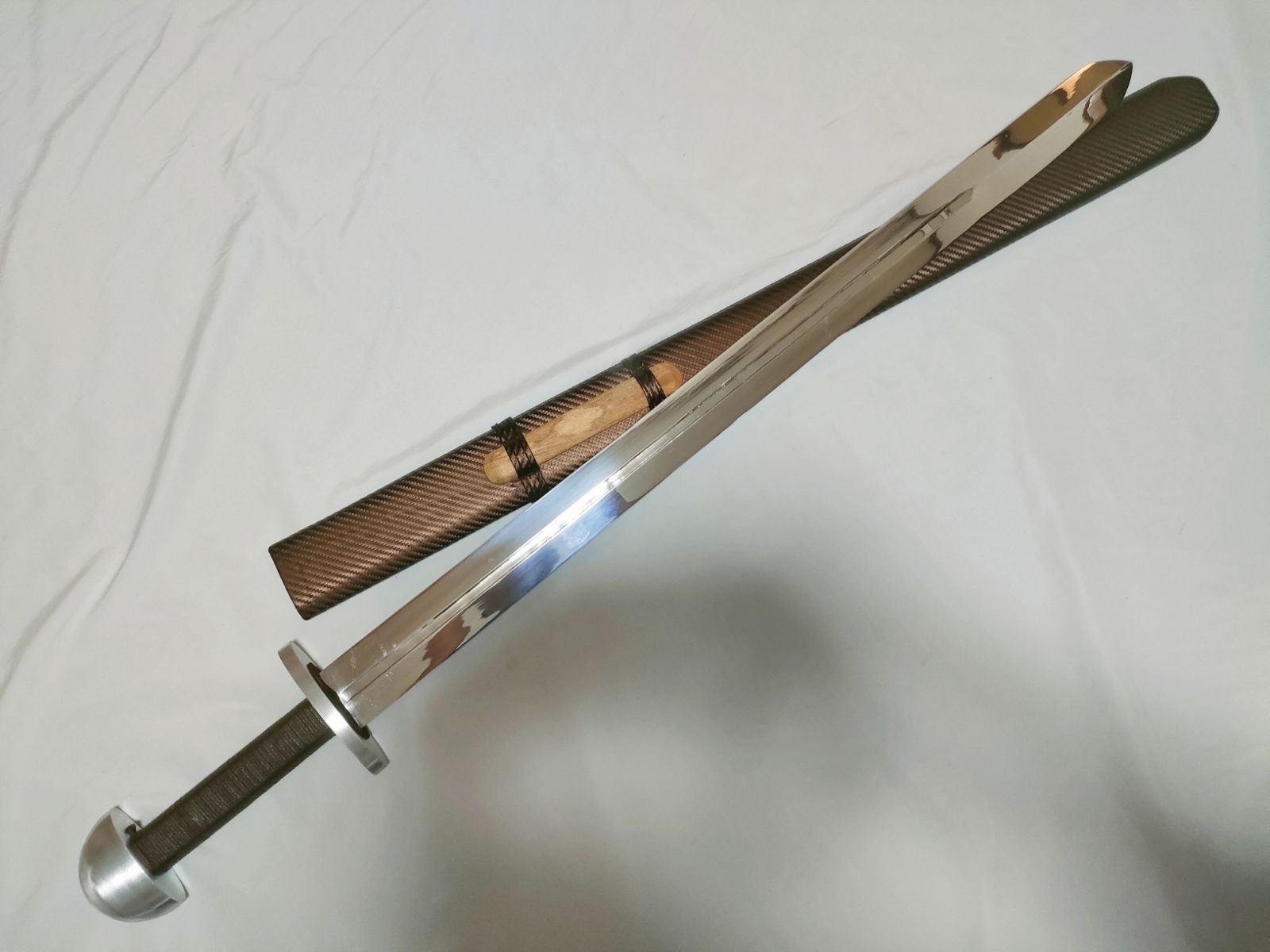 三枚締め金侍刀（漫花）模造刀 模擬刀 日本刀 居合刀 刀装具 太刀 軍刀