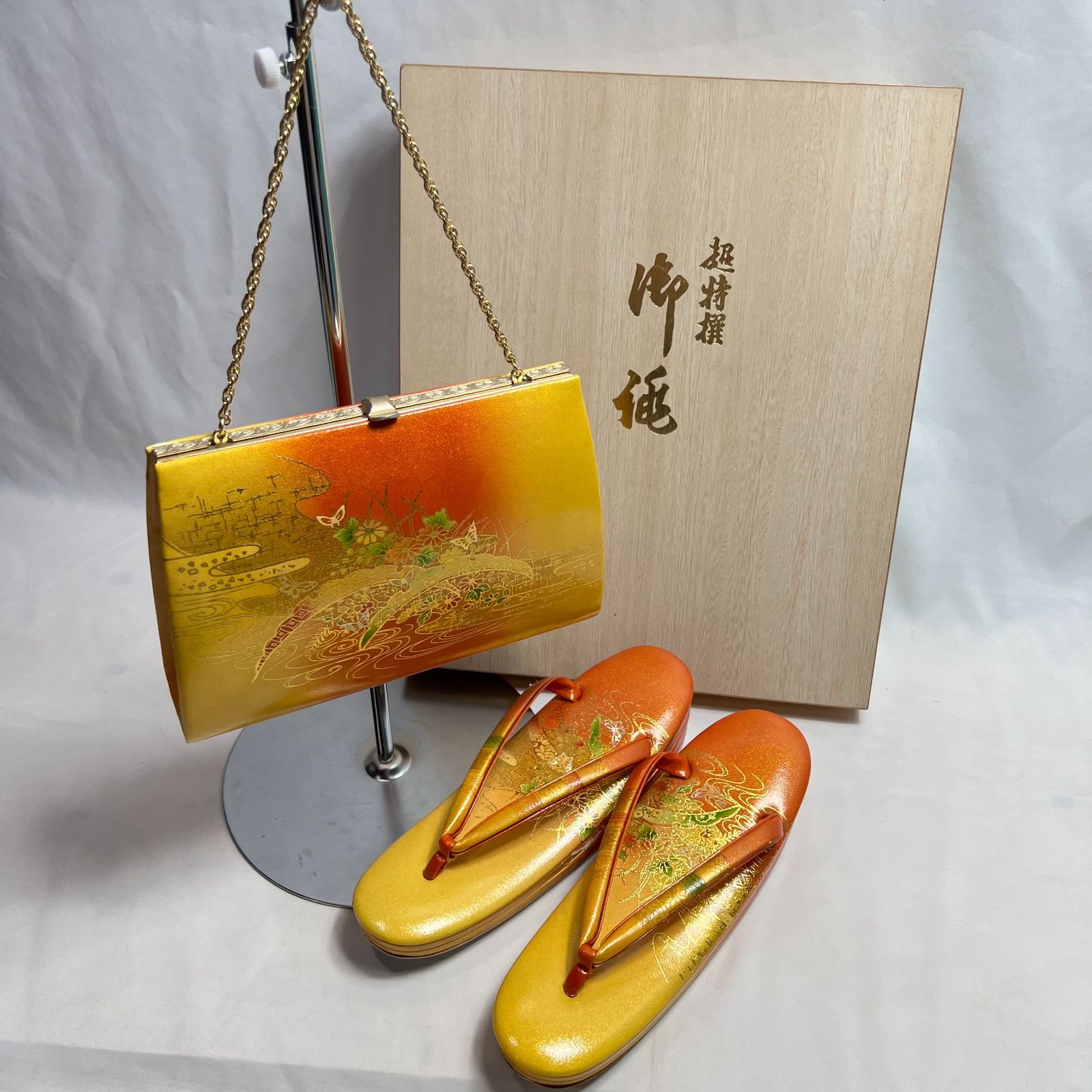 キンワシ印 草履&バッグセット ｛リザード｝ 金鷲印 佐賀錦 草履バッグ