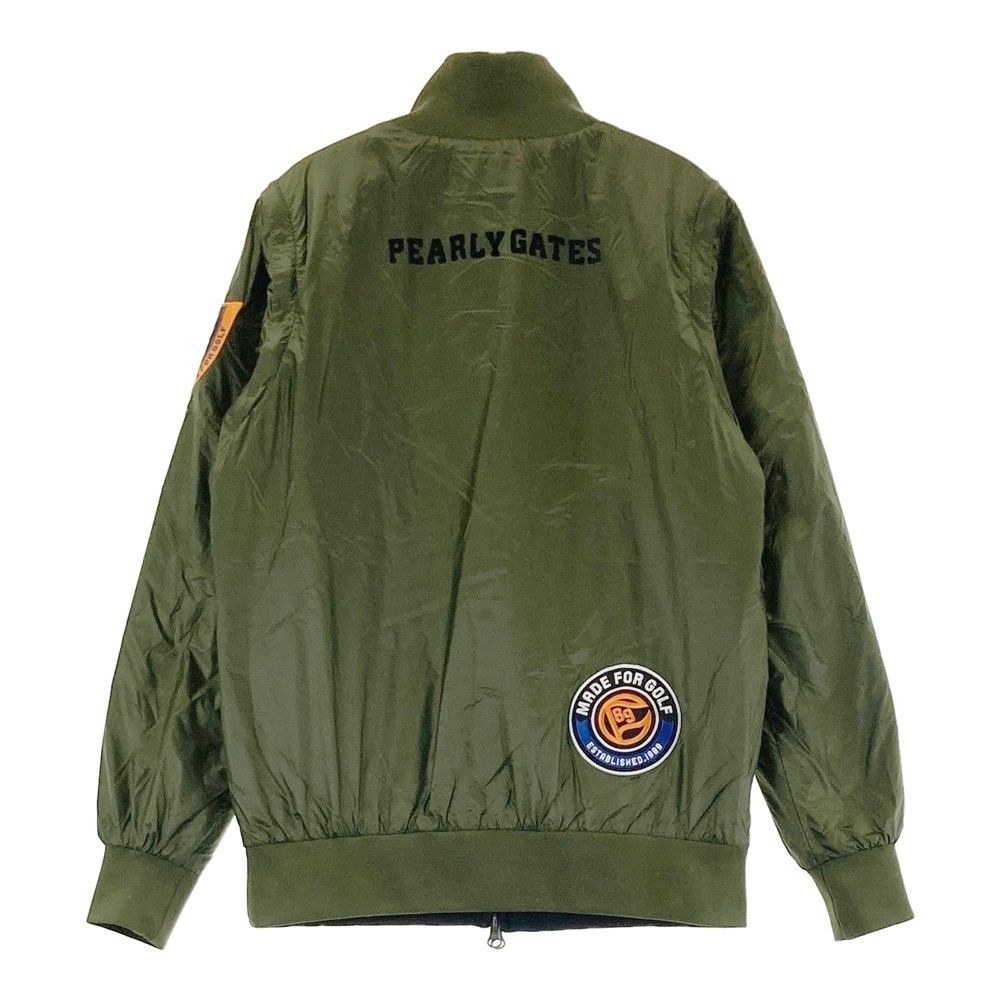 サイズ 0 PEARLY GATES パーリーゲイツ 2WAYリバーシブル中綿ジャケット カーキ系 240101494112 ゴルフウェア レディース ストスト