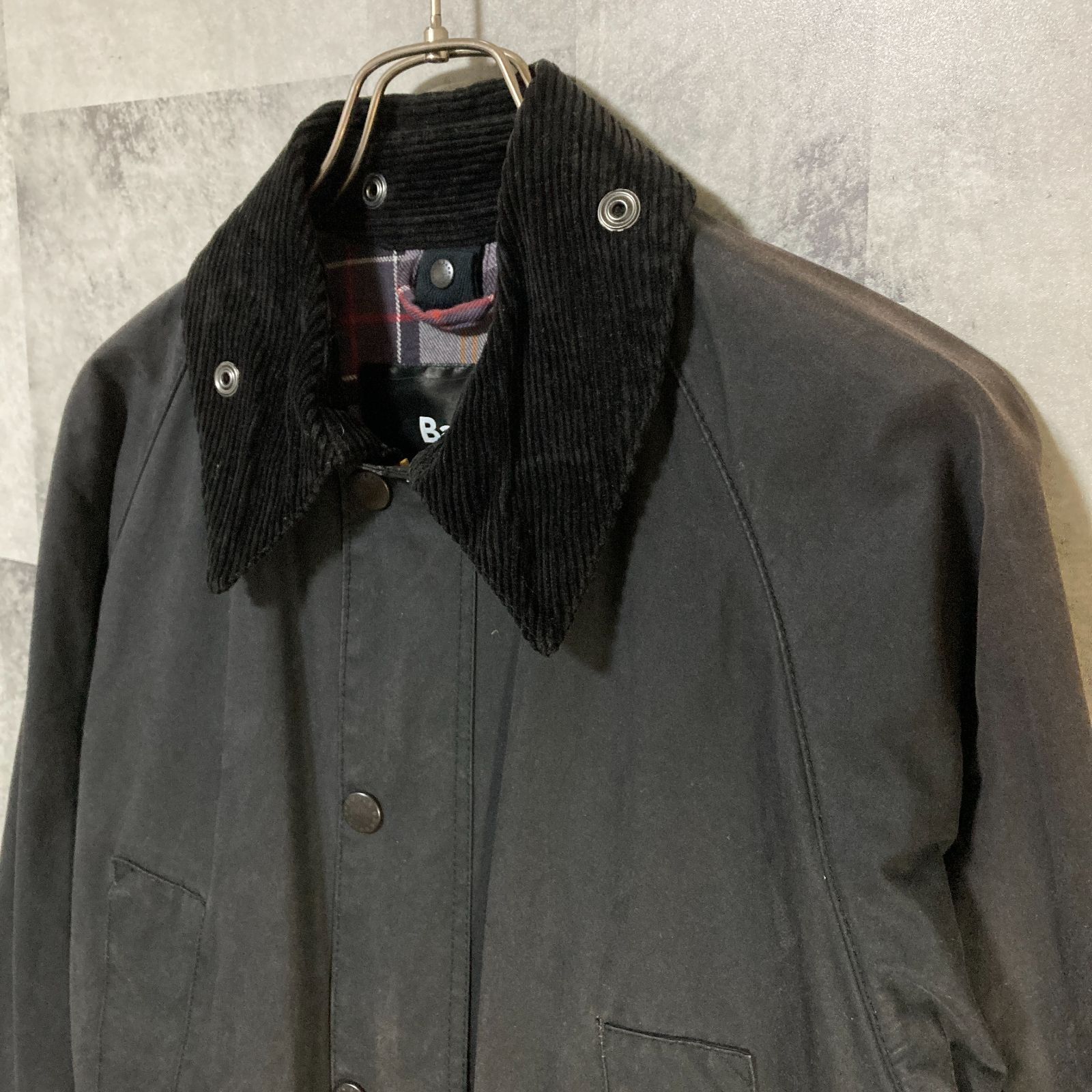 美品 Babour Bedale SYLKOIL 英国製 オイルドジャケット 英国製 Barbour バブアー オイルドジャケット SL BEDALE セージ