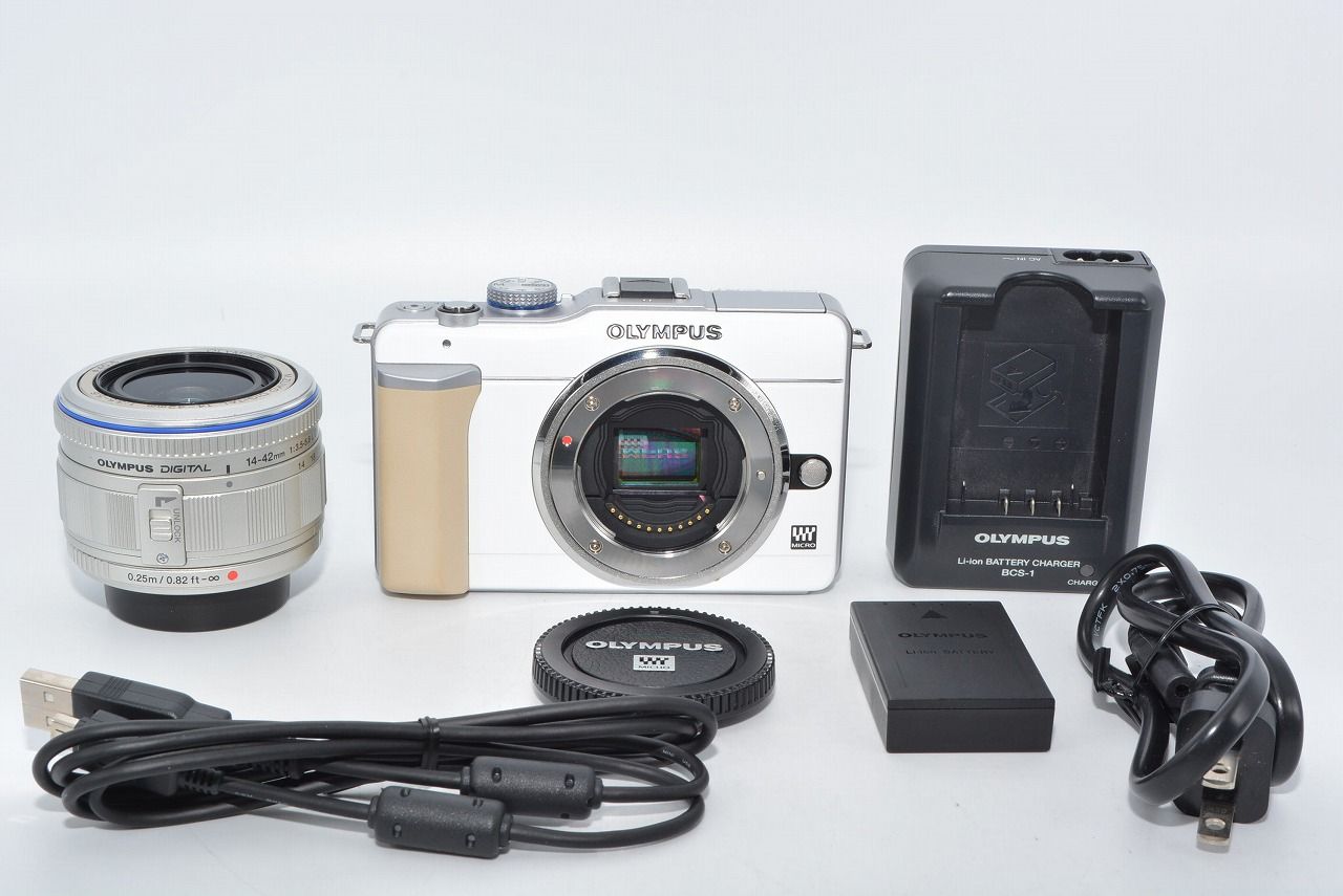 訳アリ】OLYMPUS PEN E-PL1 ホワイト ☆訳あり☆ OLYMPUS PEN E-PL1S 本体