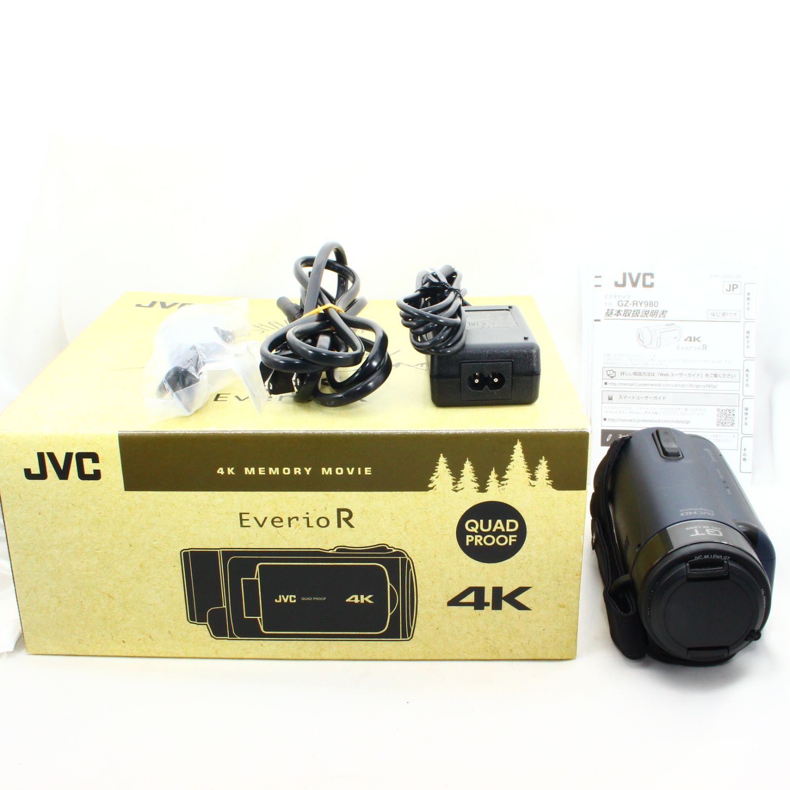 JVCKENWOOD JVC ビデオカメラ Everio R ディープオーシャンブルー GZ-RY980-A - メルカリ