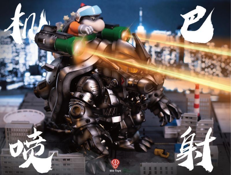 メカグバラ クッパ ゴジラ ソフビ フィギュア 特撮 ニンテンドー ゲーム 予約10月 bid Toys KIBAR II set フィギュア クッパJr.&ゴジラ
