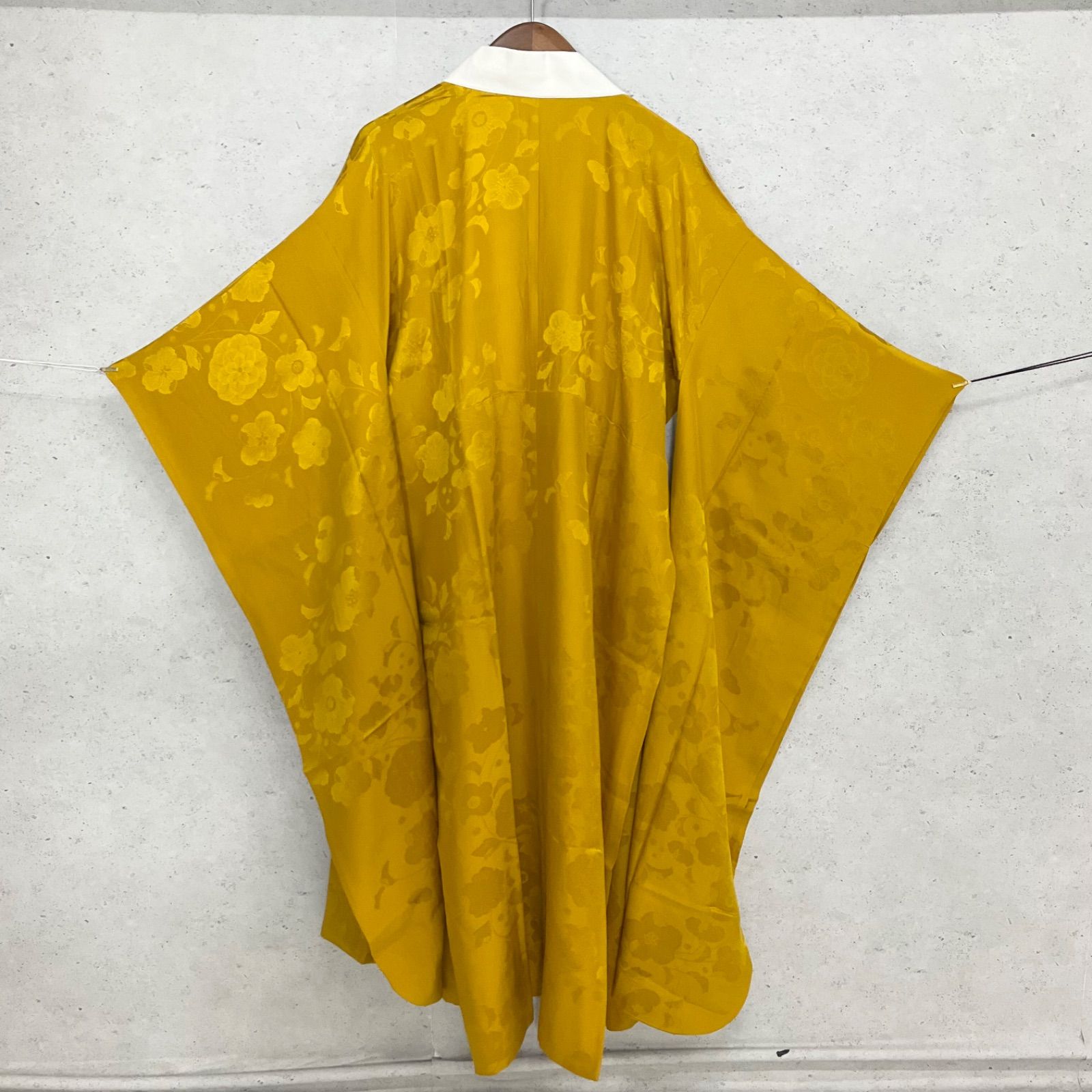 ◆kimono+one◆美品◆振袖長襦袢◆単衣◆正絹◆袖無双◆居敷当て付き◆やまと◆新はじく加工◆裄65肩丈121◆着物帯振袖袋帯礼装成人式結婚式振袖襦袢◆S1141