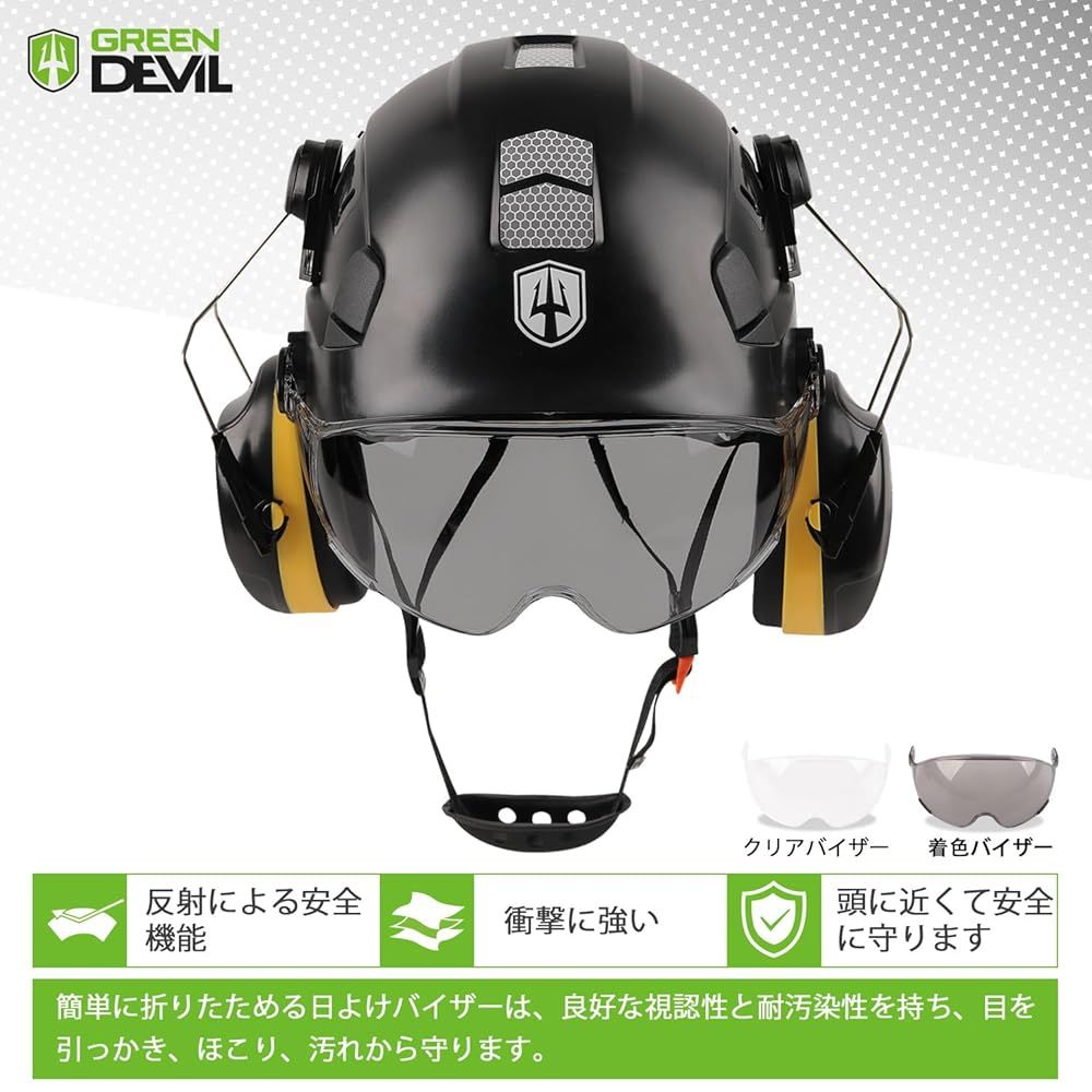 林業ヘルメット Amazon.co.jp: ヘルメット 林業用ヘルメット チェーンソー安全