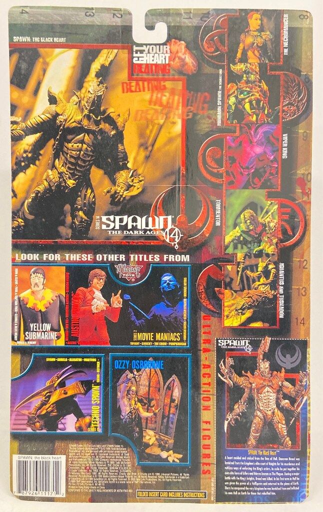 McFARLANE TOYS SERIES 14 / DARK AGE SPAWN THE BLACK HEART 6インチ