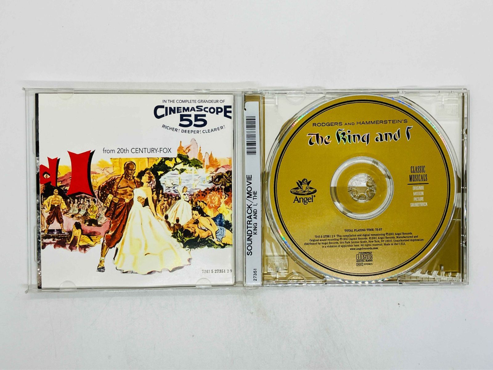 CD THE KING AND I / CLASSIC MUSICALS ORIGINAL MOTION PICTURE