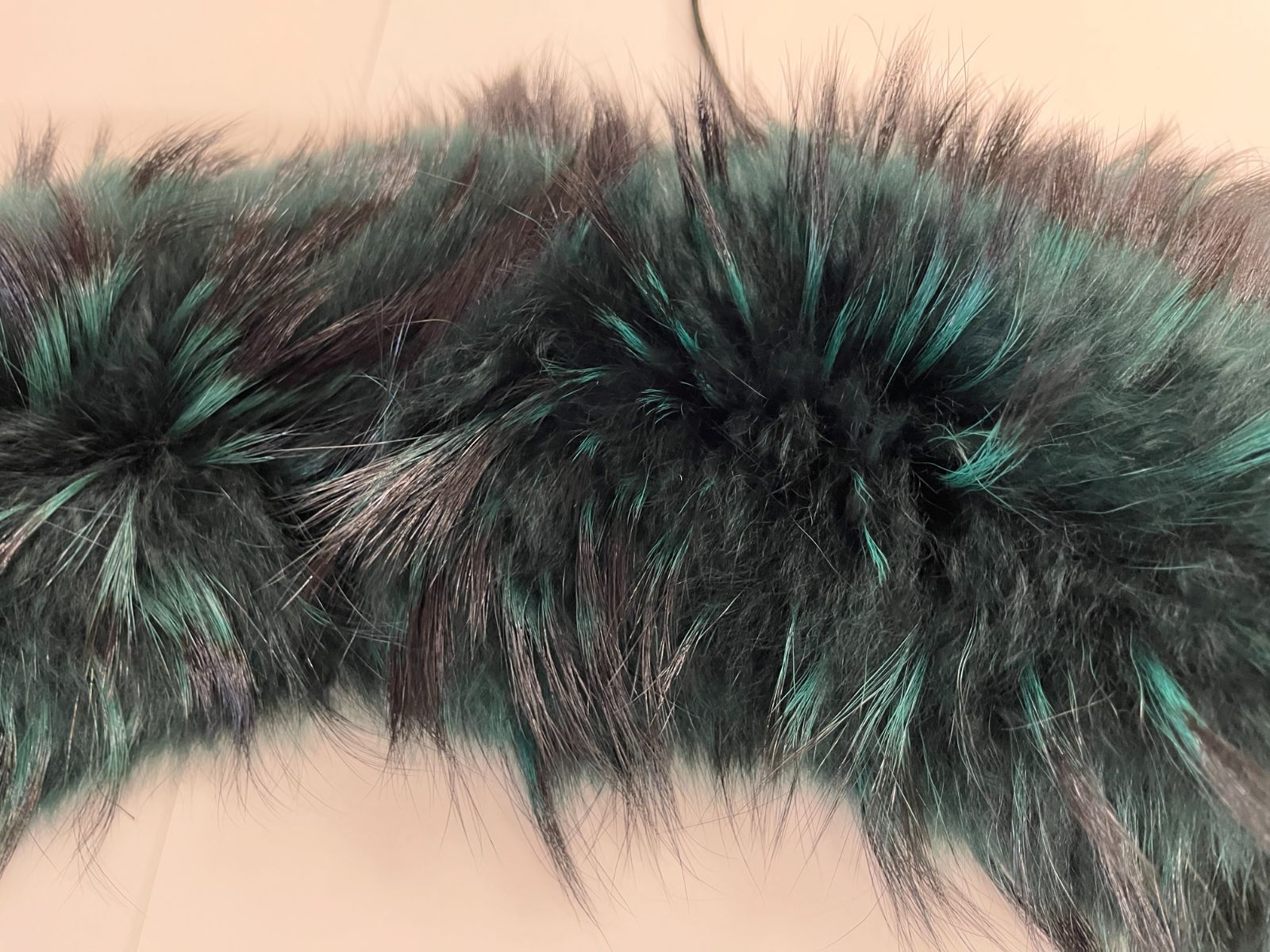 毛皮 フォックス 高級ショール グリーン レディース（大幅値下げしま