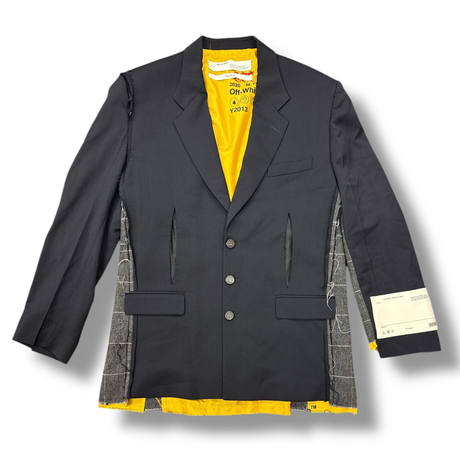 出品1/20迄　最終お値下げ☆アイボリー ウールジャケット oversized jacket（テーラードジャケット） | CODE A（コードエー