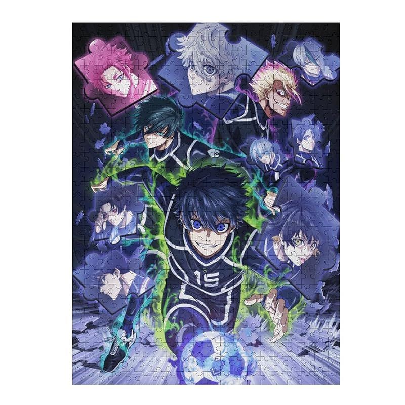 ブルーロック ジグソーパズル 500ピース 益智減圧玩具 木製パズル