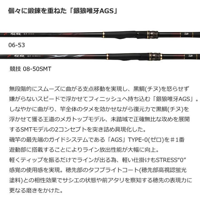 ダイワ 銀狼唯牙 AGS 競技 1-50SMT | 釣具 釣り フィッシング - メルカリ