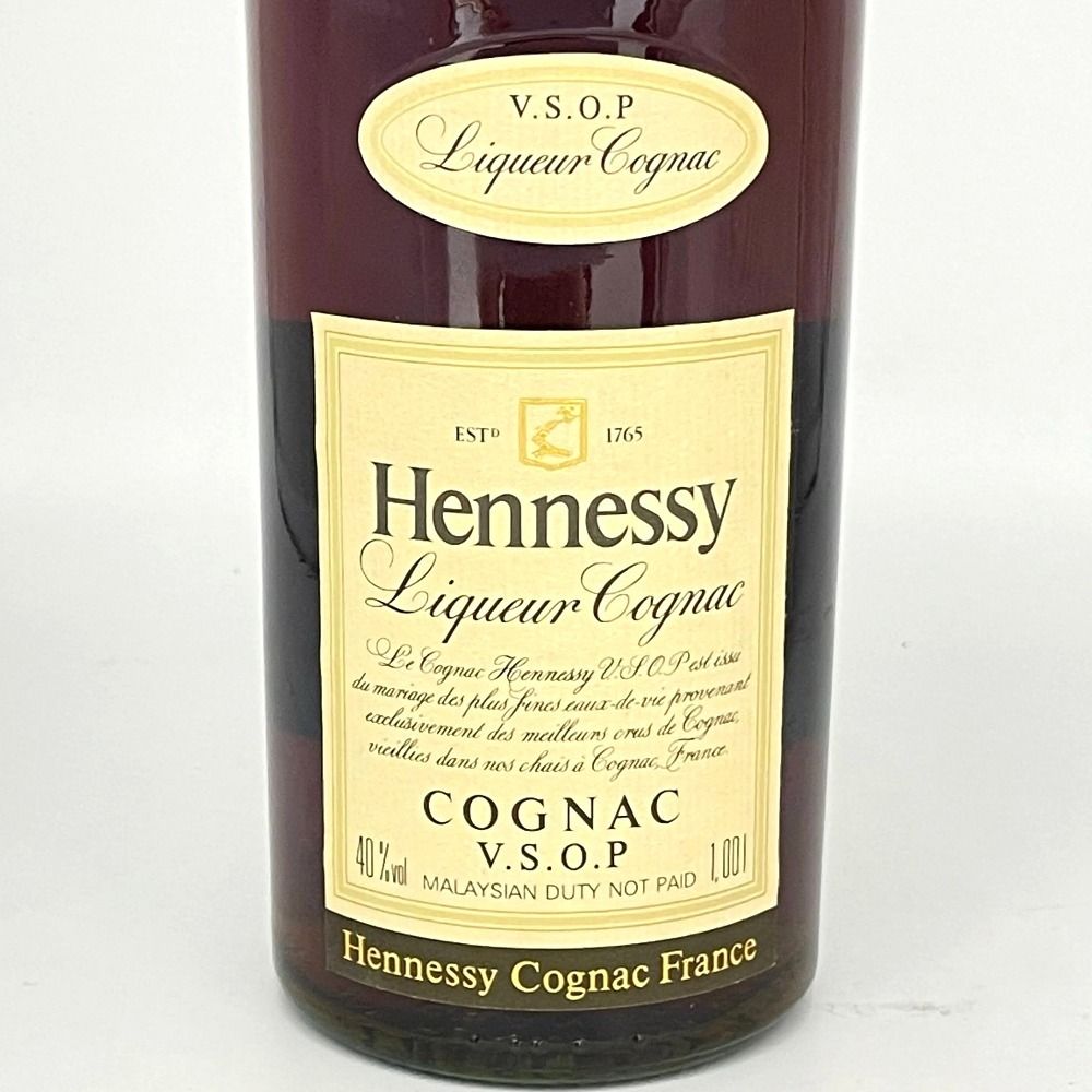 ヘネシー VSOP コニャック グリーンボトル 1000ml 40% 洋酒 古酒 未開