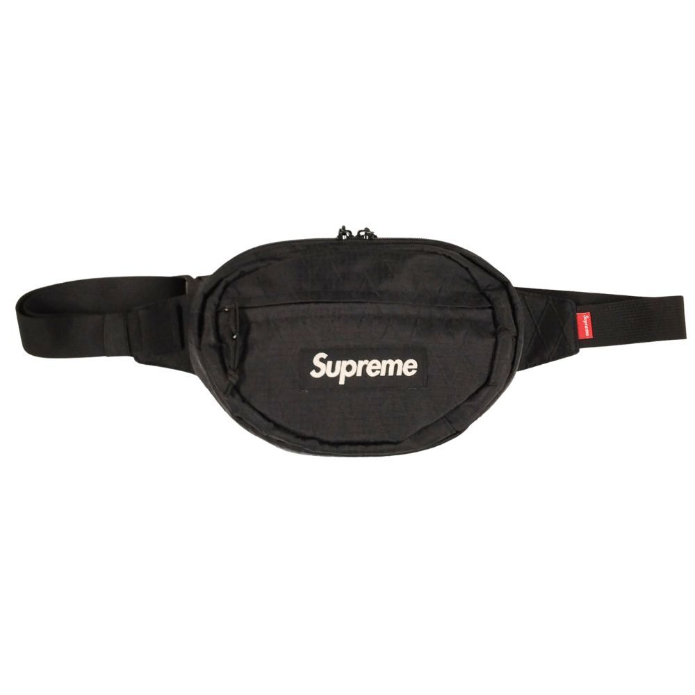 SUPREME シュプリーム 18AW Waist Bag ウエストバッグ ブラック 52422