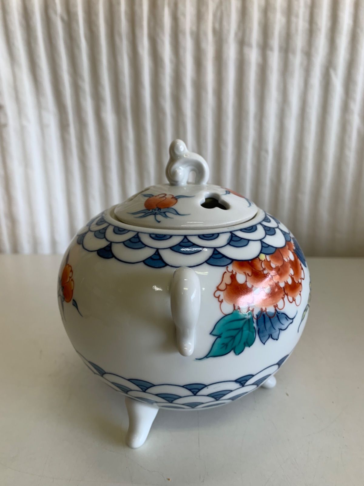 鍋島焼 伊万里焼 魯山窯 香炉 染錦牡丹絵 未使用品 - メルカリ