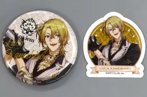 中古】グッズセット ルカ・カネシロ 56mm缶バッジ＆ダイカット