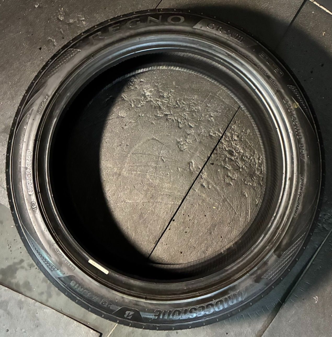 製 約9.5分山 ブリヂストン BRIDGESTONE レグノ REGNO GR-XⅢ 225 45R18 1本 h_372 FFCRYSTALESIA_COM