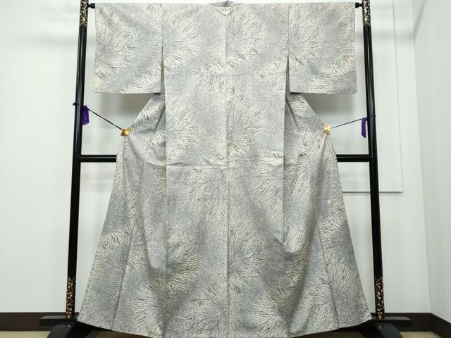 平和屋着物▽上質な紬　単衣　縞　正絹　逸品　AAAS3099iu 平和屋着物▽上質な紬 単衣 縞 正絹 逸品 AAAS3099iu