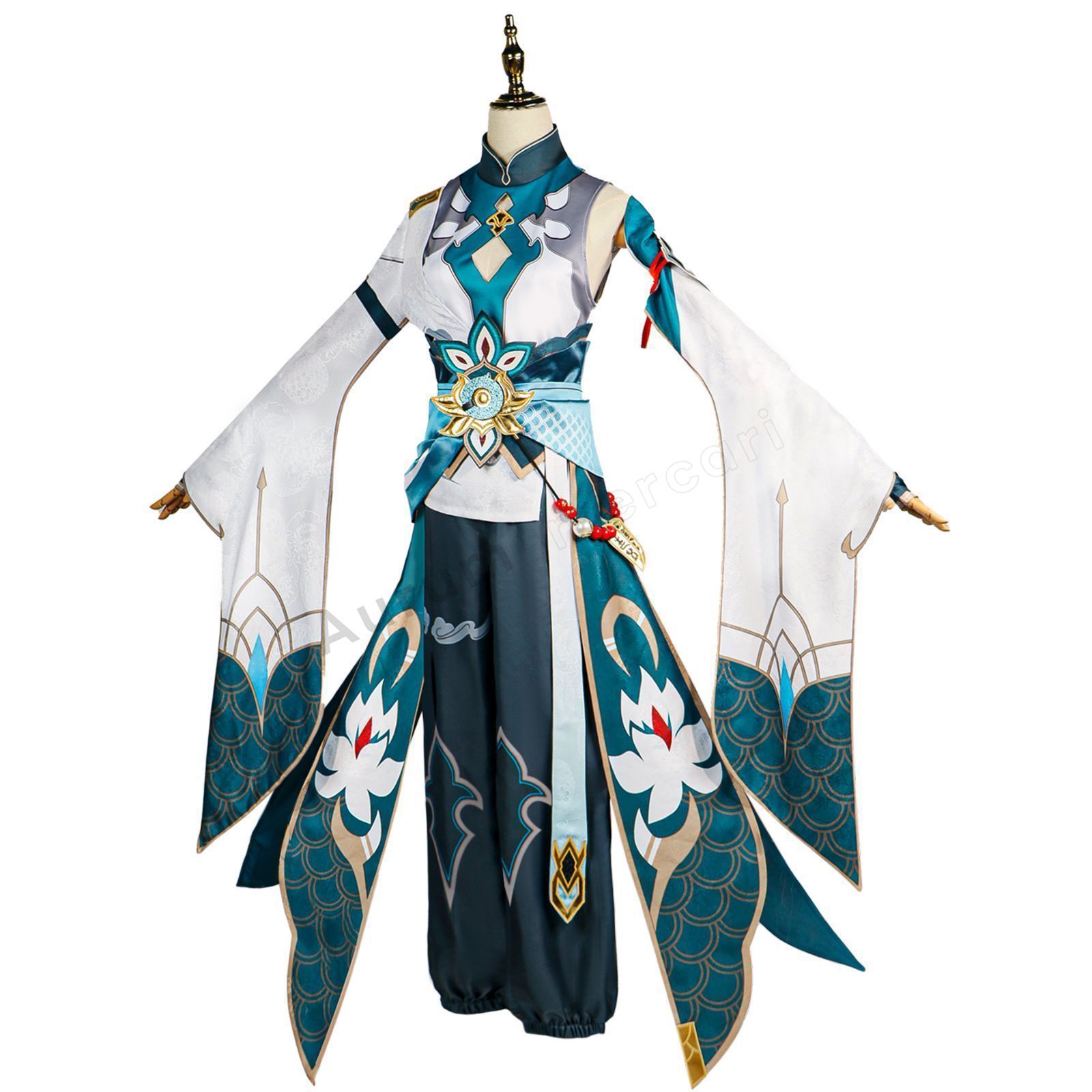 丹恒コスプレ衣装 大人用ウィッグ付き
