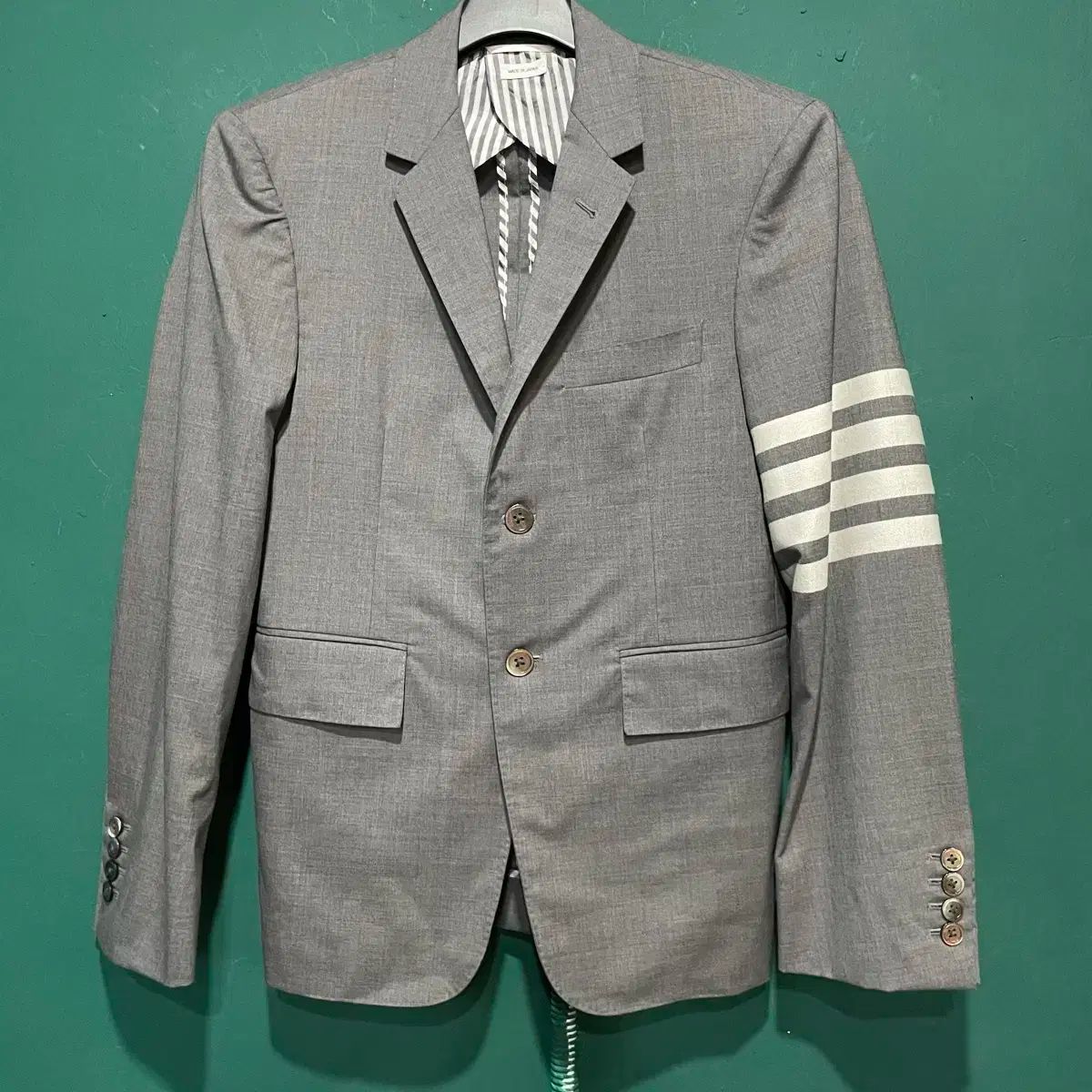 トム ブラウン クラシックジャケット サイズ0 THOM BROWNE Slim-Fit