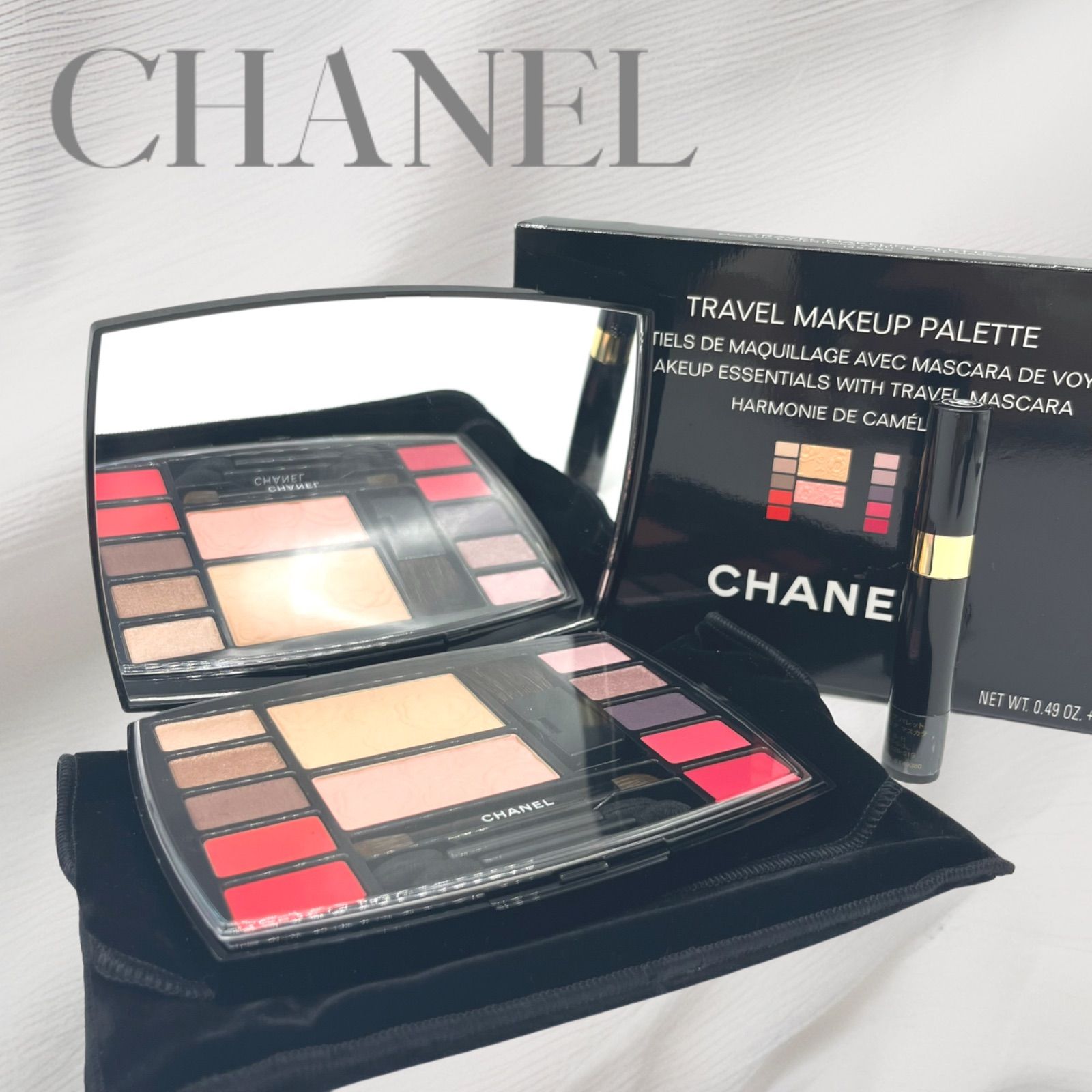 新品 未使用 CHANEL トラベルメイクパレット アーモニー ドゥ カメリア