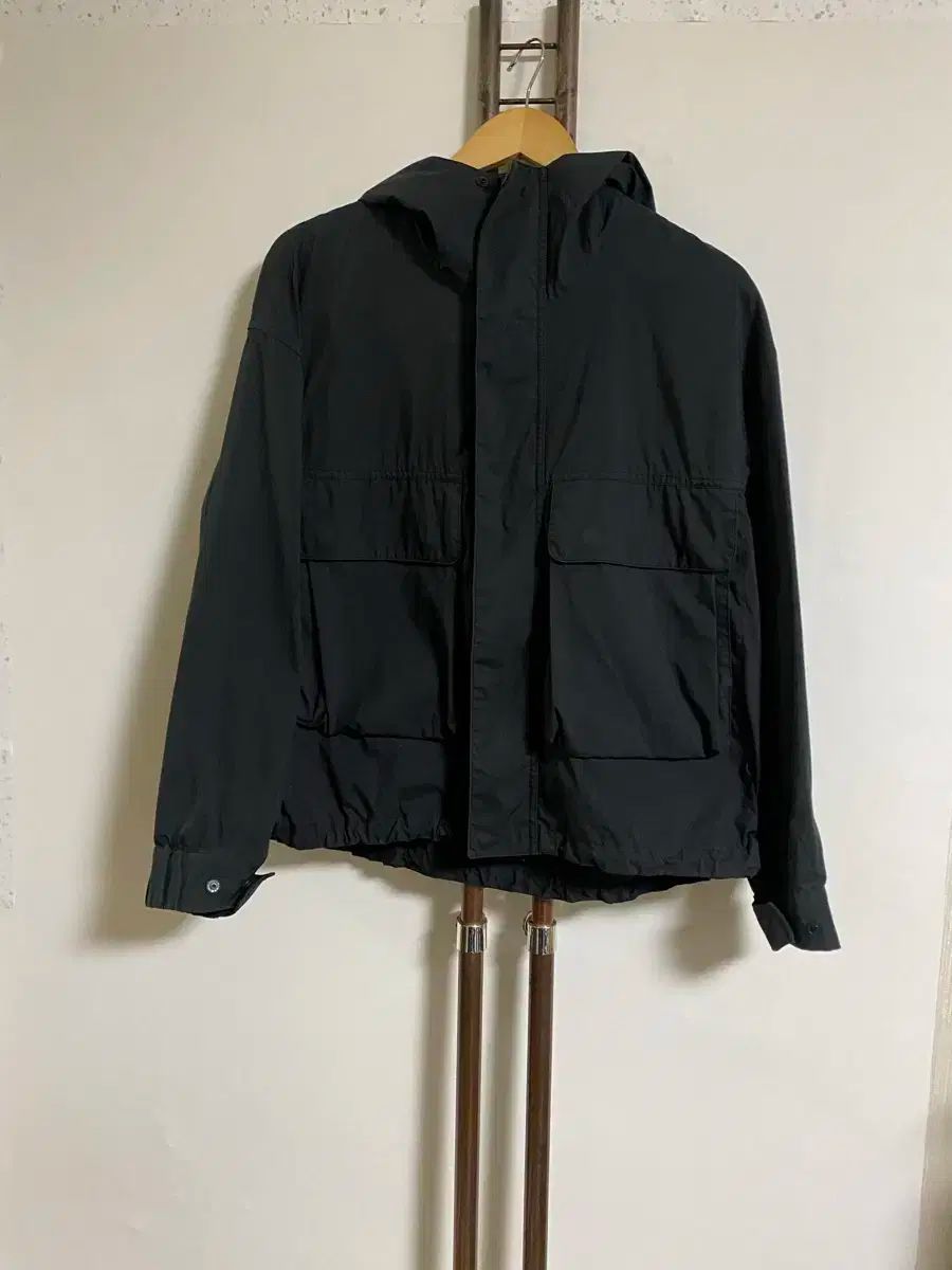 UNIQLO(ユニクロ) 黒 オーバーサイズ ブルゾン 95 ー 100 - メルカリ