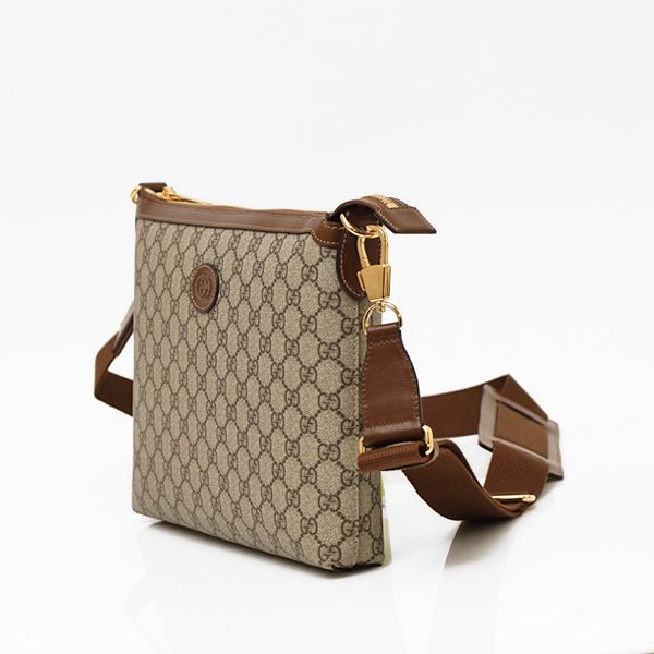 極上美品✨グッチ クラッチバッグ　GGスプリーム　インターロッキング　ブラウン グッチ(GUCCI)グッチ インターロッキングG GGスプリーム
