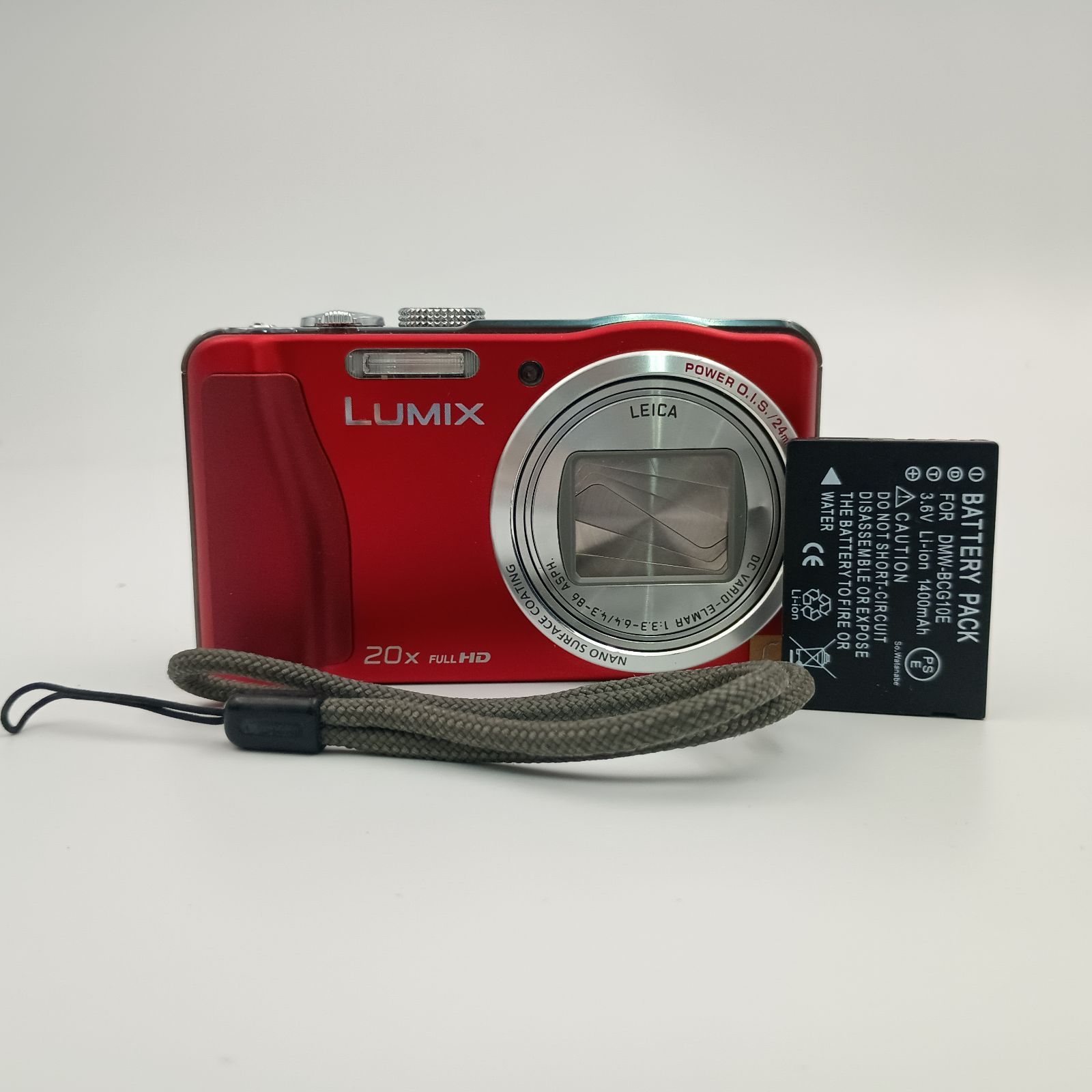 Panasonic LUMIX DMC-TZ30 Compact DIGITAL Camera Red