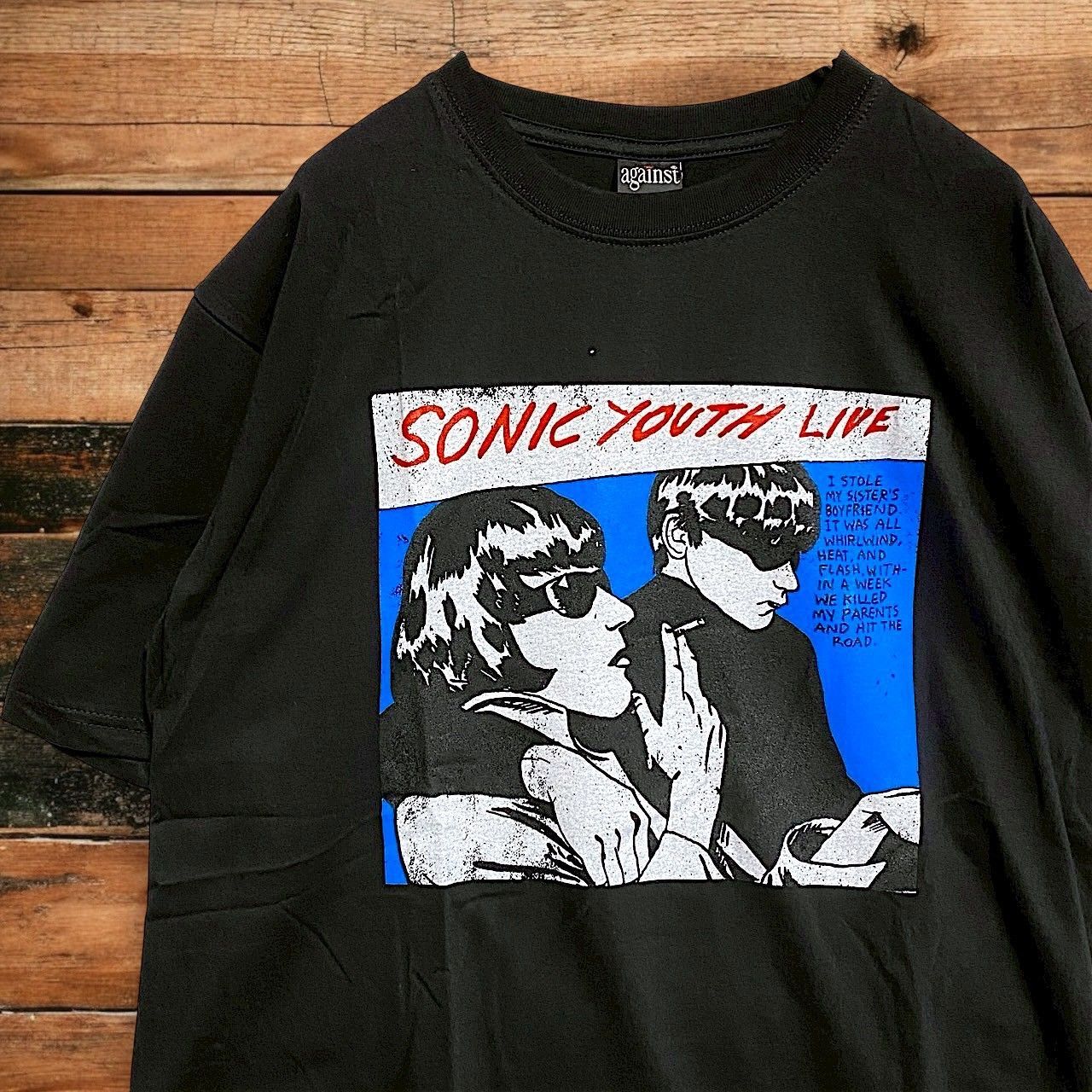 Sonic Youth ソニックユース ヴィンテージ Tシャツ L バンド 古着 SONIC YOUTH- Vintage 90s L Rock Band T-shirt | BEGGARS