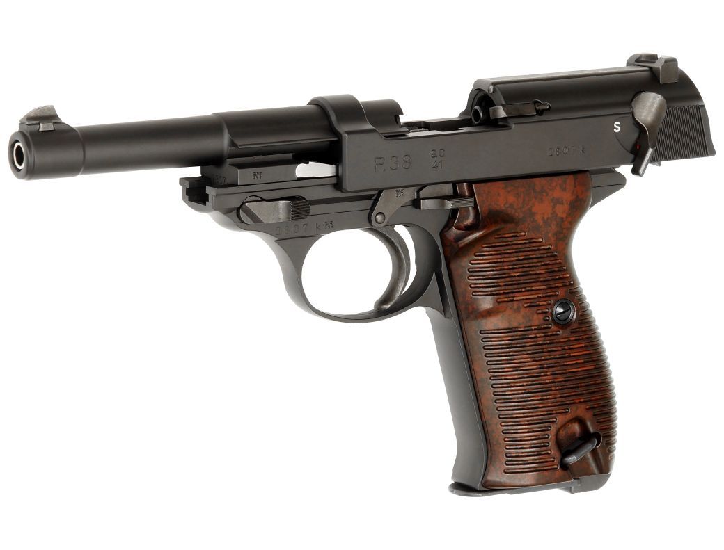 マルゼン WALTHER P38 (ac41) BLACK ガスブローバック 対象年令18才以上用