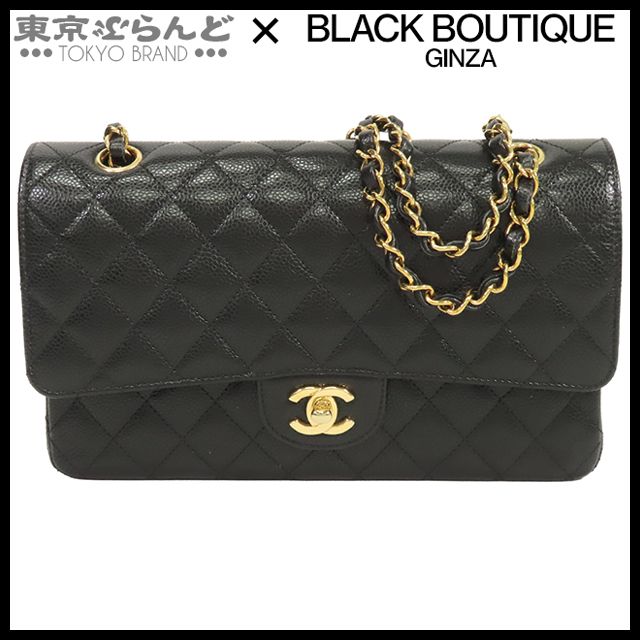 シャネル マトラッセ Wフラップ ショルダーバッグ 25 黒 ゴールド金具 楽天市場】【中古】 CHANEL (シャネル) マトラッセ 25