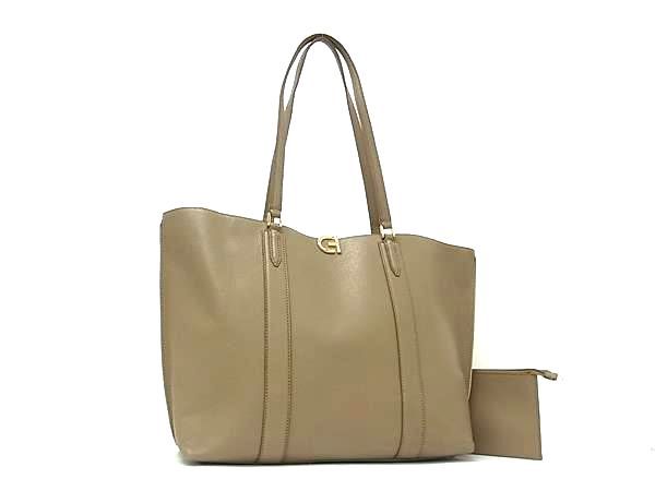 COLE HAAN コールハーン レザー ハンドバッグ トート ショルダー 肩掛け レディース ブラウン系 FS3736