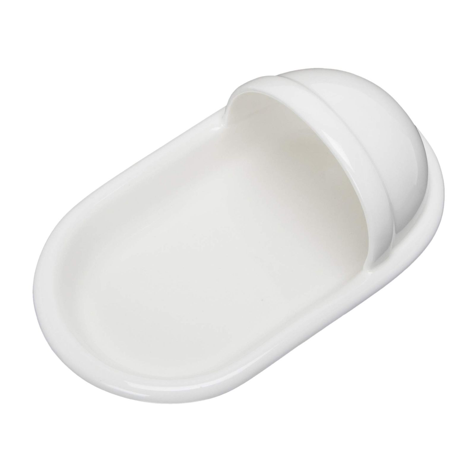 【新着商品】サンアート 磁器 おもしろ食器 「 便器のカタチ 」 和式 カレー皿 白 SAN1972