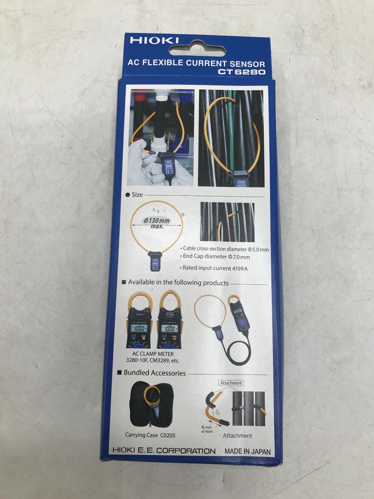 ACフレキシブルカレントセンサ CT6280