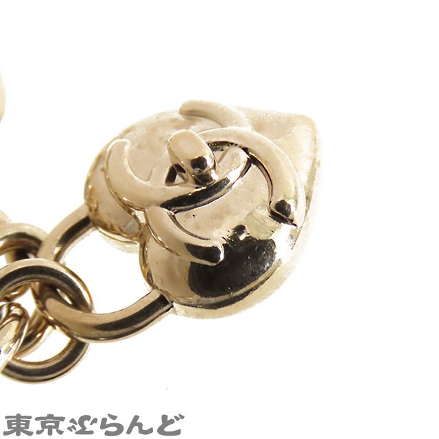 シャネル CHANEL ハートモチーフ ブレスレット B22B ゴールド