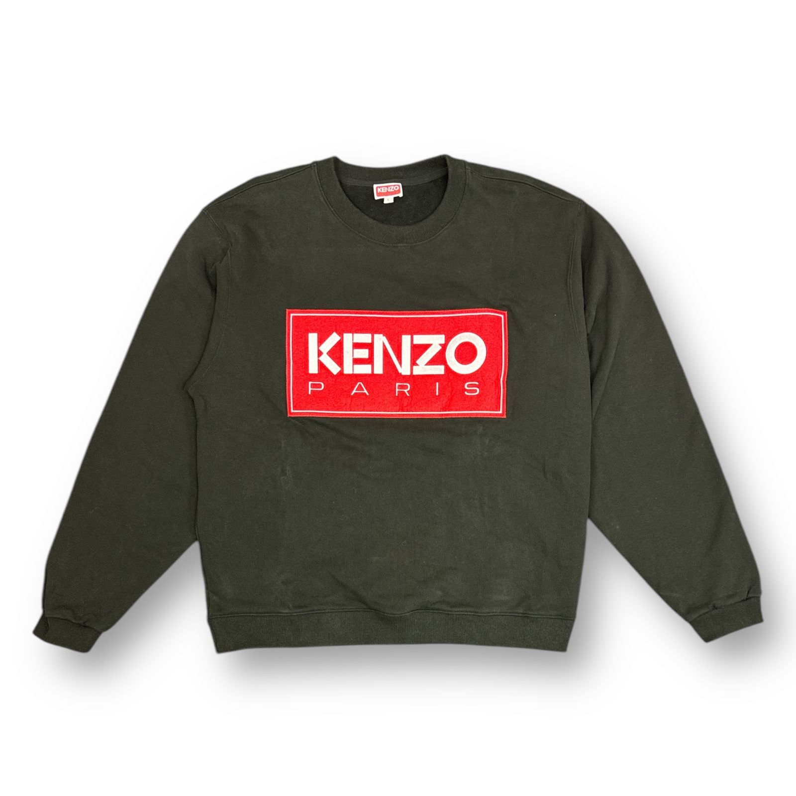 KENZO Paris Front Logo Patch Crewneck フロントロゴパッチクルー 