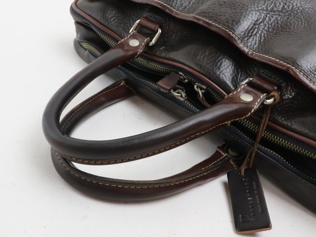 STEFANOMANO / ステファノマーノ レザー トートバッグ　定価約15万 no38275 ステファノマーノ 本革 レザー ビジネス バッグ STEFANOMANO