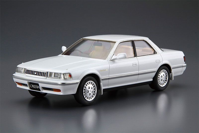 アオシマ　1/24 gx81クレスタ　完成品 青島文化教材社 アオシマ ザ・モデルカー No.81 1/24 トヨタ