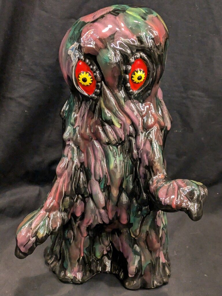 MASTER CERAMICS ヘドラ 陶器製(黒/紫/緑マーブル) - メルカリ