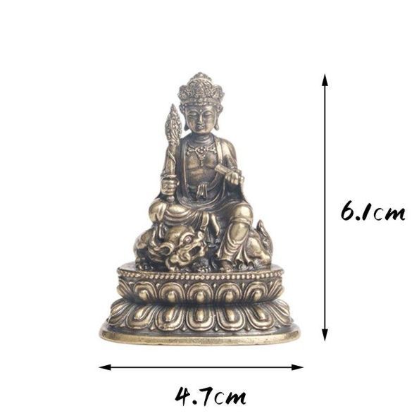 銅像 仏像 小仏像 文殊菩薩 観音菩薩 工芸品 置物