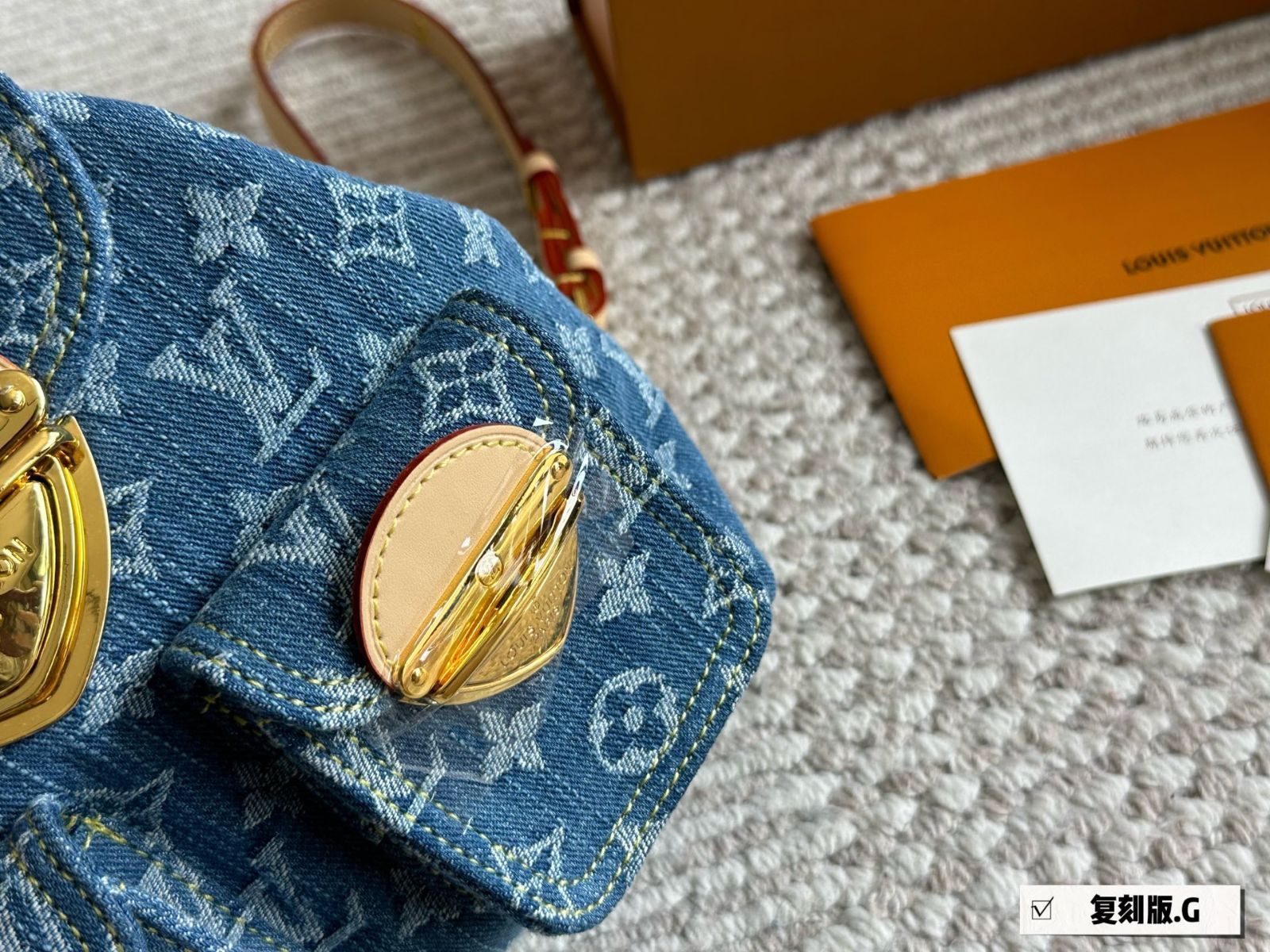 今日特価】Louis Vuitton Monogram Denim デニムブルー