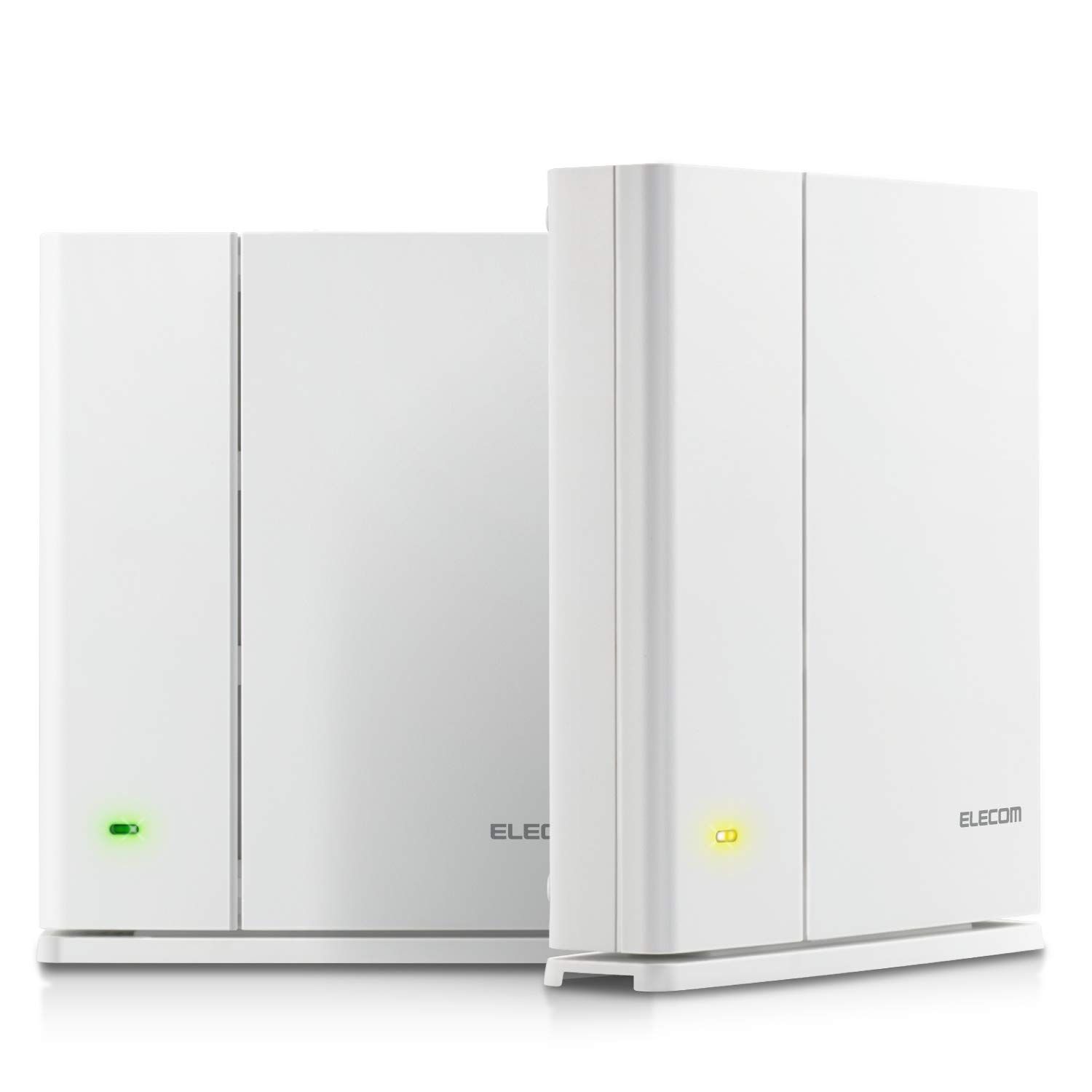 エレコム メッシュ WiFiルーター 無線LAN 親機＋中継器セット 11ac 1733＋800Mbps IPv6 IPoE 対応 日本メーカー WMC-2HC-W 親機 中継器セット
