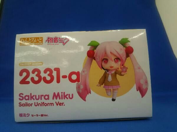 未開封品 B賞 ねんどろいど 2331ーa 初音ミク 桜ミク セーラー服