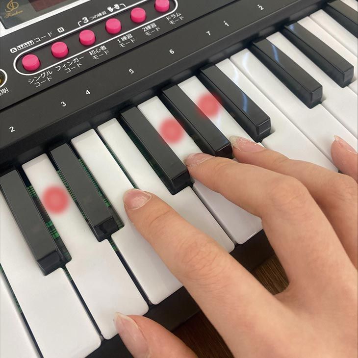 ガイド機能付き ピアノ