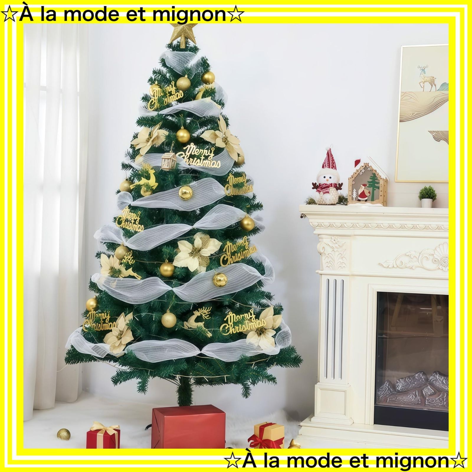 即日発送 クリスマス飾り セット セット 豪華 収納便利 組立簡単 北欧風 20mLED飾りライト|14mリボン付き 屋内|外 枝数600本 商店 高濃密度 tree 部屋 christmas クリスマスグッズ クリスマスツリー 日本語説明書付き 180cm