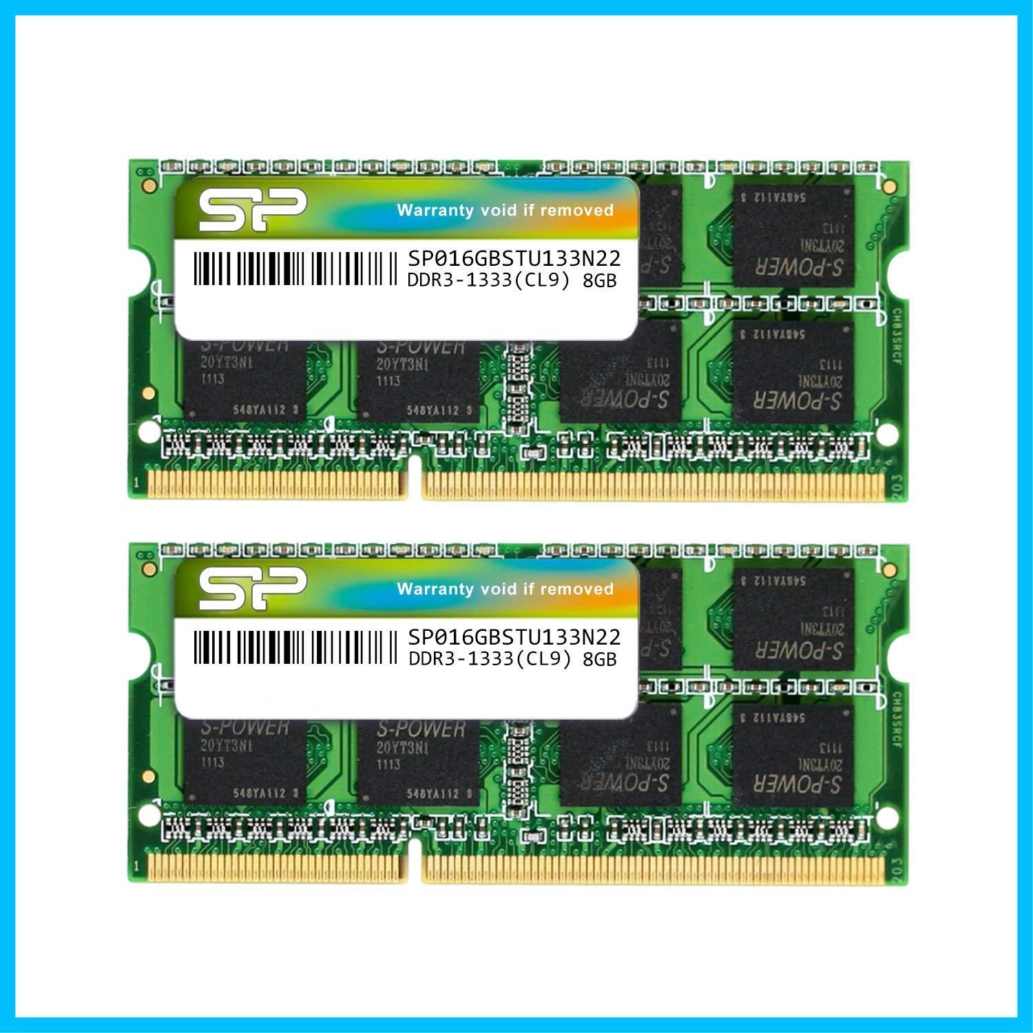 特価商品】PC3-10600 DDR3-1333 8GB×2枚組 SO-DIMM 204Pin SP016GBSTU133N22 ノートPC用メモリ  シリコンパワー - メルカリ